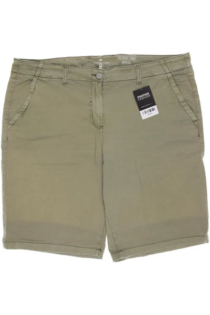 Tom Tailor pantaloncini donna pantaloni corti taglia EU 46 elastan, cotone verde #zvjnwn2