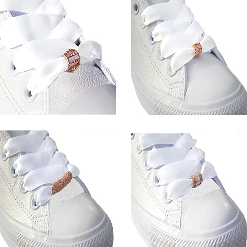 Rose gold ribbon laces 2025