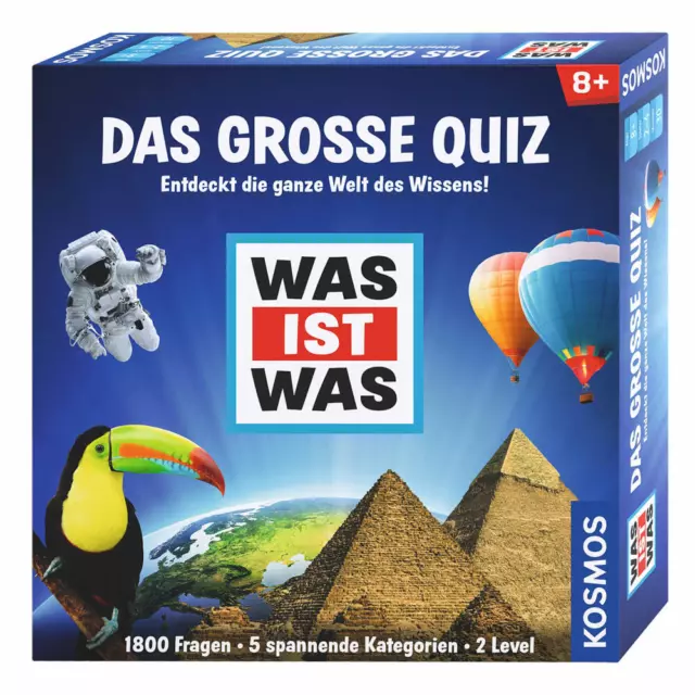 KOSMOS Kinderspiele Was Ist Was - Das Große Quiz Quiz-Spiel Spiel ab 8 J. 697891