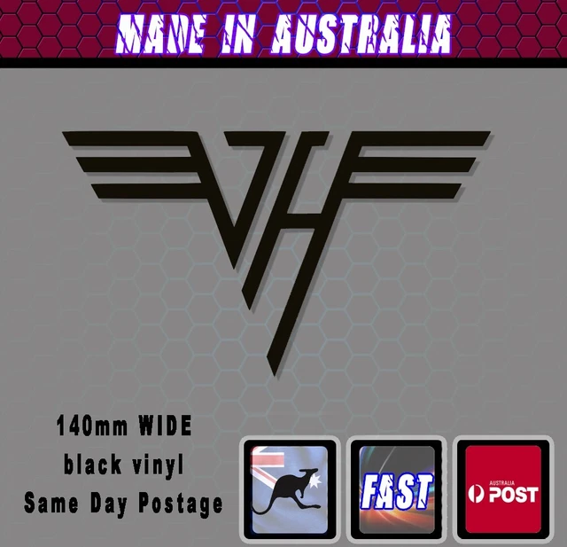 5150 Sticker Eddie Van Halen / EVH /Kramer/ヴァン・ヘイレン 5150 Van Halen Eddie Van Halen Logo #2 VINYL DECAL Guitar, 70