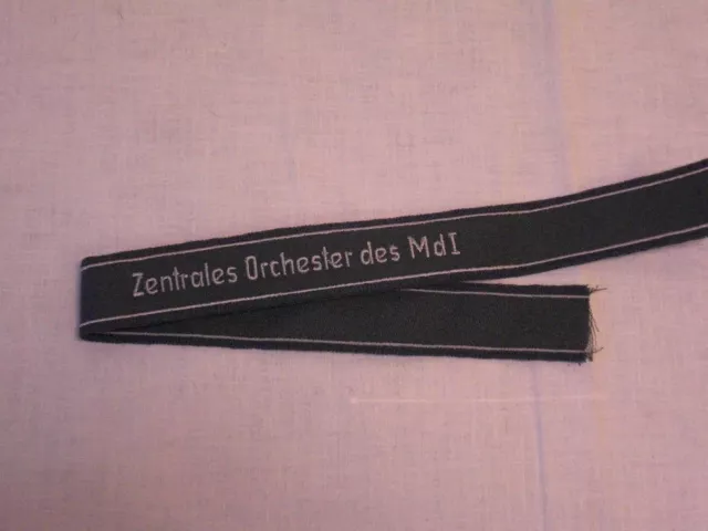 Ddr Ärmelband Militärmusik Polizei Zentrales Orchester Mdi