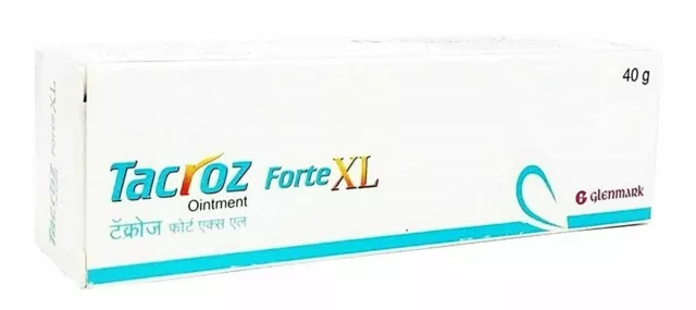 Ungüento Glenmark Tacroz Fort XL, para todos los tipos de piel crema -40 gm