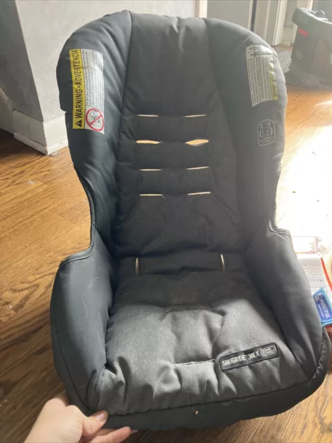 graco Snugride Snuglock 30 lx Connect Black Seat Cover Fabric Cushion Padding.