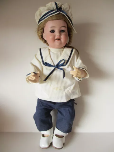 Very old French sailor doll.