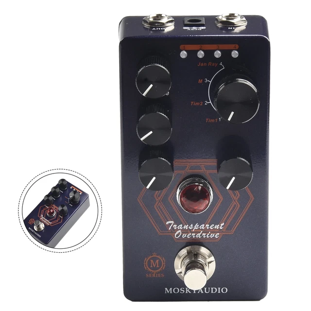 MOSKY TRANSPARENT OVERDRIVE Guitar Effects Pedal Achieve Your Desired