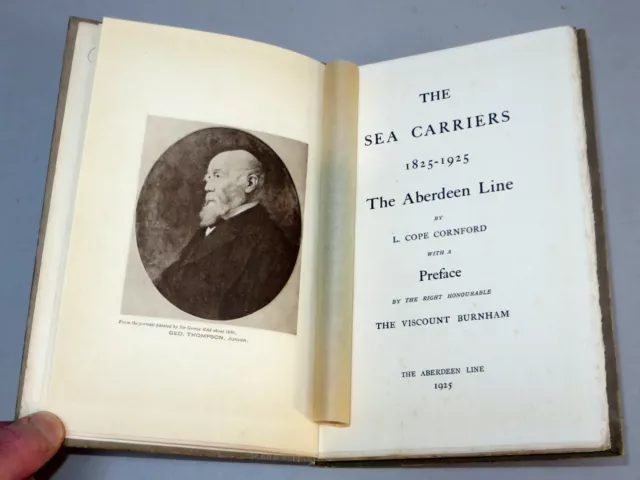 SEA CARRIERS 1825-1925 The Aberdeen Line - L Cope Cornford (1925) Illustrated 2