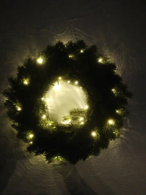 Lichterkranz LED Weihnachten Türkranz Adventkranz Deko