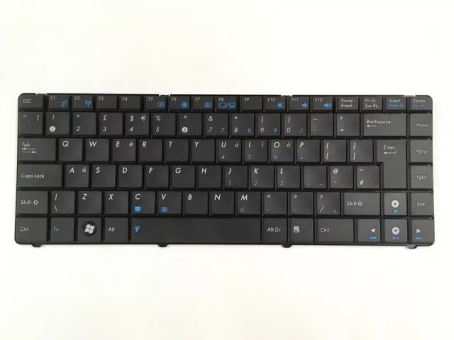 Clavier Qwerty Uk Noir Pour Asus K40 V090462Ak1 0Kn0-Cx1Uk01 04Gnqw1Kuk00-1