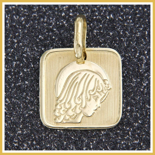 Pendentif Or Jaune 18k Ange Gardien 183014 main image 1