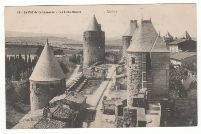 Cpa 11 - Carcassonne : Les Lices Hautes (Aude) Non Écrite