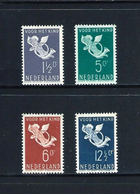 NETHERLANDS _ 1936 'CHILD WELFARE' SET of 4 _ MH ____(821)