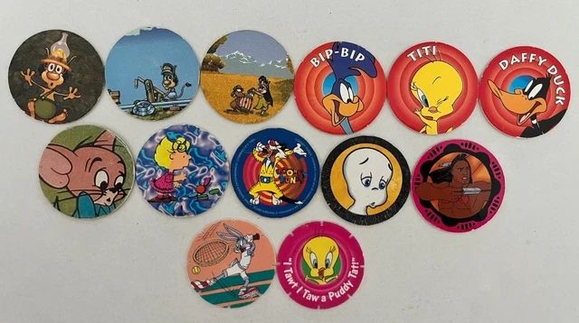 LOT DE POG'S Casper du N°42 au N° 60 classique et fluo 1995 EUR 8,00