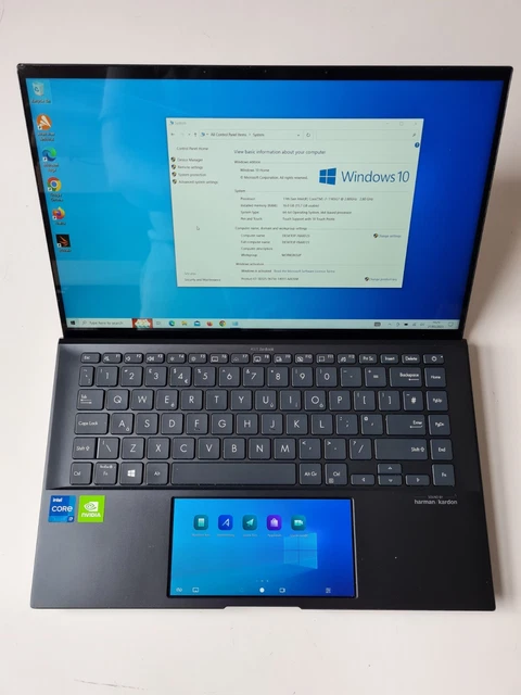 ASUS ZENBOOK UX435E, 14" FHD, NVIDIA, Intel i7-1165G7, 16GB RAM, 512GB ...