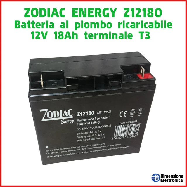 Batteria Yuasa Np17-12 Sostituto Batteria 12V 18Ah AGM - Compatibile Con Fiamm FG21803 E Yuasa NP17-12 Batteria Yuasa NP17-12 Battery SCREWFIX - 8