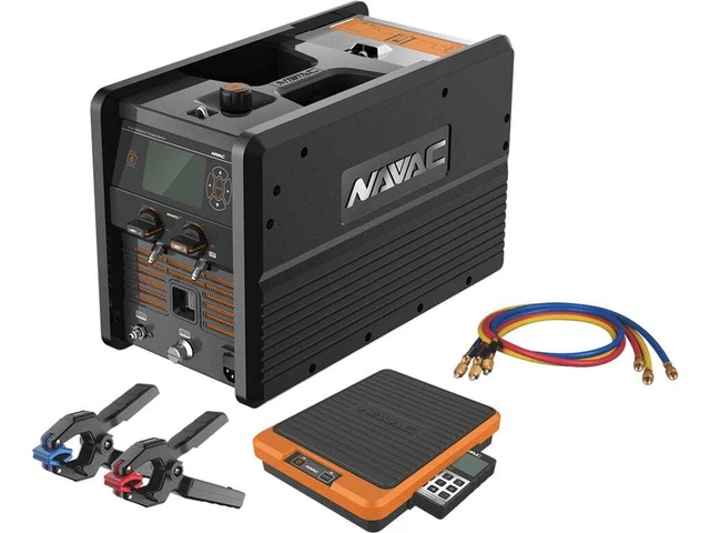 NAVAC NRC62D Smart Refrigerant Charging Machine, Temp Probes, Master-Series