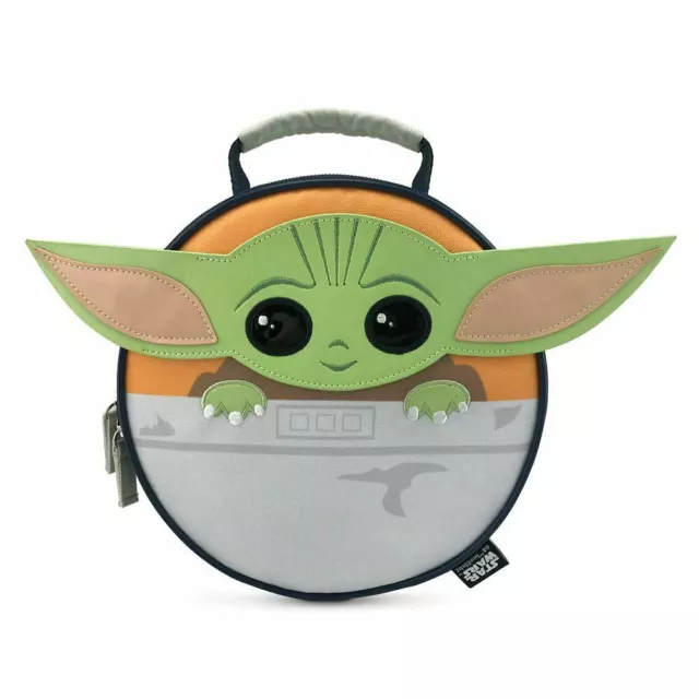 Disney Store Authentic : The Mandalorian : Child Baby Yoda Lunch Box NWT