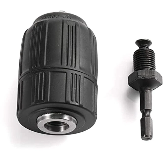1/2inch Keyless Drill Chuck Drill Chuck Adapter for  Driver  Connect T8J8