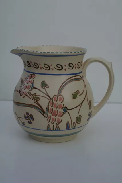 A Lovely Vintage Hand Painted Honiton Pottery Jug.