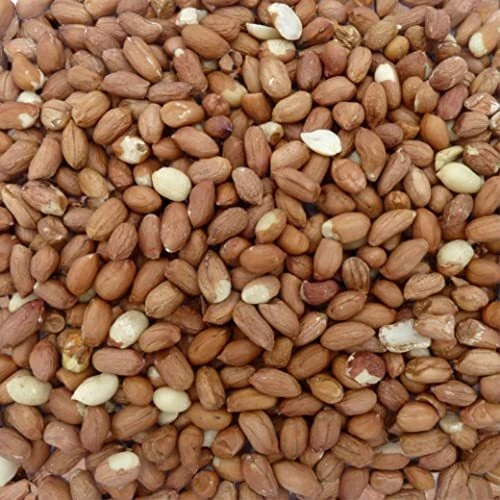 Cacacahuetes divididos para aves silvestres 12,5 kg - alimento de alta energía, alimento alto en proteínas, rico
