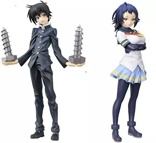 Medaka Box Misogi Kumagawa & Kujira Kurokami HG High Grade Figure 2 Set