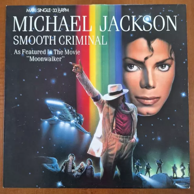 Michael Jackson - Smooth Criminal 12' Vinyl 1988 Epic very good+