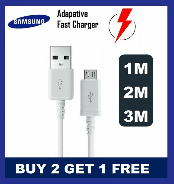 Samsung Galaxy S3 S4 S5 S6 S7edgePLUS S8 S9 S10 Chargeur Rapide Câble USB...