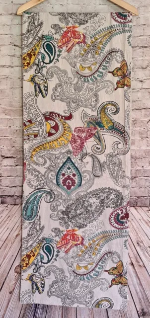 World Market Table Runner Paisley Butterfly 15.5" W x 84" L
