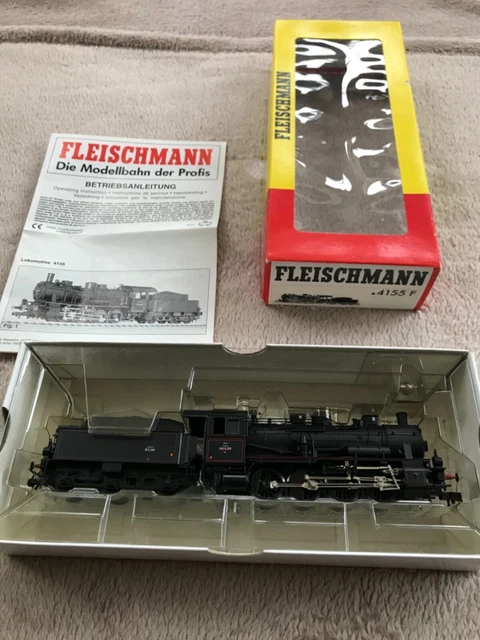 Train locomotive vapeur fleischmann 1320 ho - Modélisme