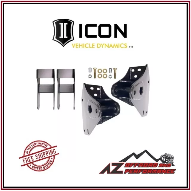 Icon 4.5" Percha Y Grillete Kit Para 1999-2004 Ford Super Deber F250 F350