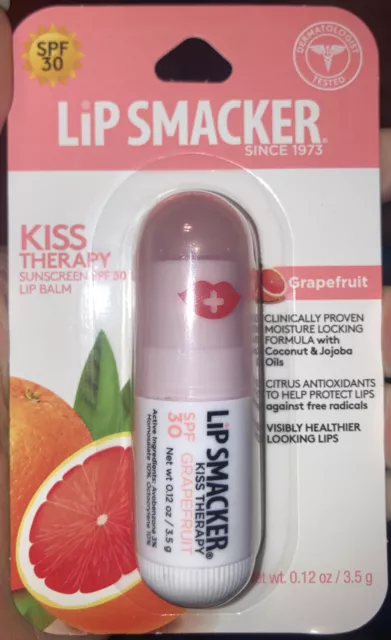 Lip Smacker kiss Therapy Sunscreen SPF 30 Lip Balm-Grapefruit: 0.12oz/3.5gm