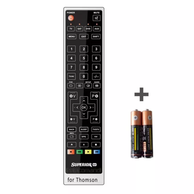 Telecomando RC112GH Per TV Thomson | Compatibile Con 43UG4S14W, 50UG4S14W, 32FG2S14, Senza Voce