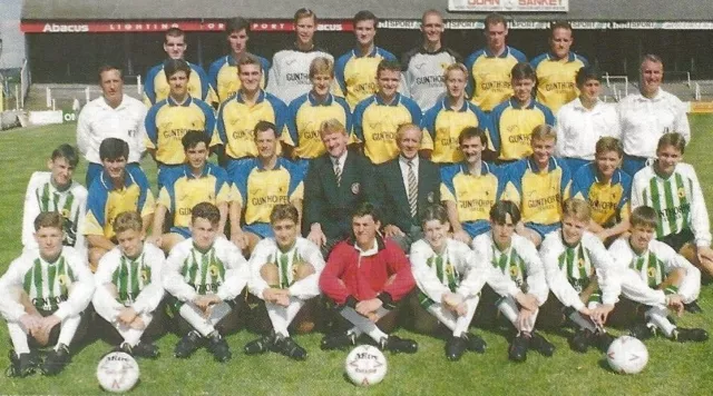 Mansfield Town Football Team Photo 1991-92 Season