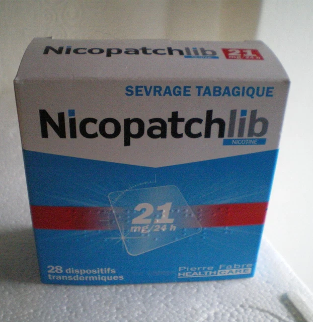PATCH Nicopatch Lib 21mg / 24h boite 28 patchs TRANSPARENT 2026