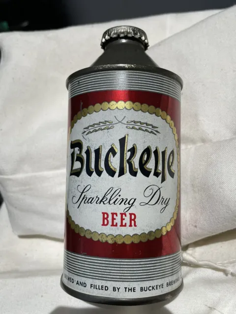 Buckeye Sparkling Dry cone top beer can Buckeye Brewing, Toledo Ohio