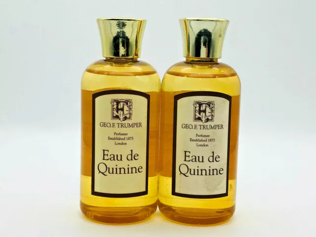 2X GEO F TRUMPER EAU DE QUININE 100 ml PARFUM COLOGNE VINTAGE EDC COLOGNE