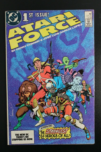 Atari Force #1 DC Comics 1984 The Strangest S-F Heroes of All! Gerry Conway FN
