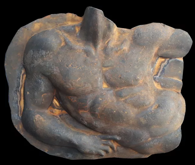 Creation of Adam Torso Greek Italian Style Wall Art Sculpture Home Decor