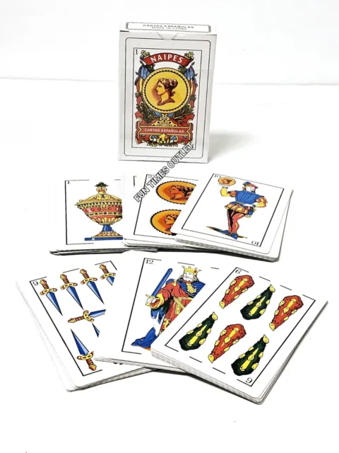 Mexican Spanish Playing Cards Game Bingo Tarot Baraja Card Game King Deck New