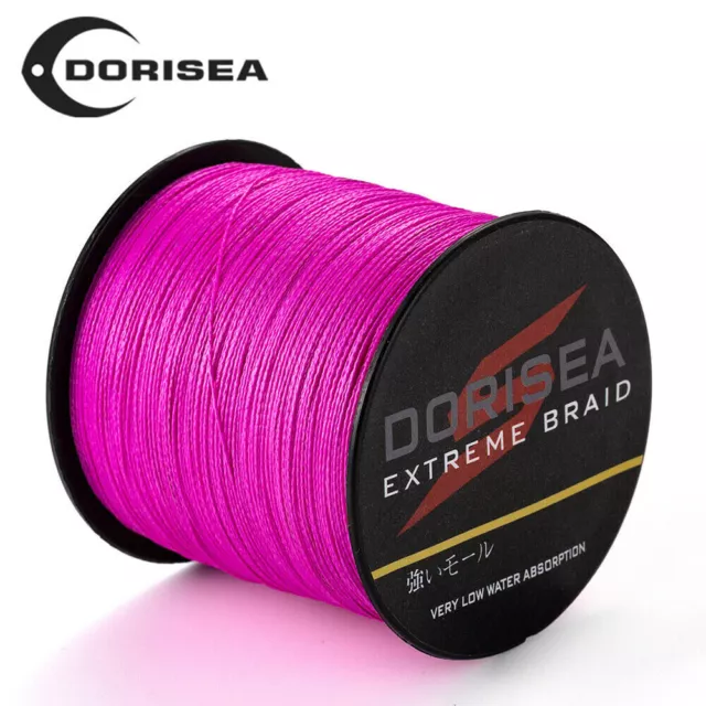 Pink Braided Line 100m-2000m Power PE Dyneema Dorisea Braid Fishing Line