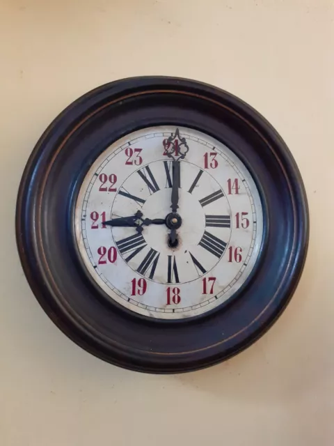 antico orologio da parete Pendolo in latta