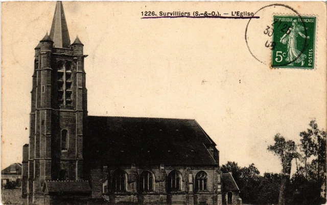 CPA AK SURVILLIERS - L'Église (519316)