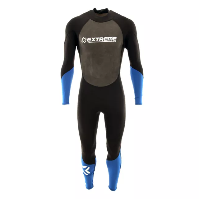 Extreme Limits Reef Mens Steamer Wetsuit 2.5mm Black/Blue 2XL