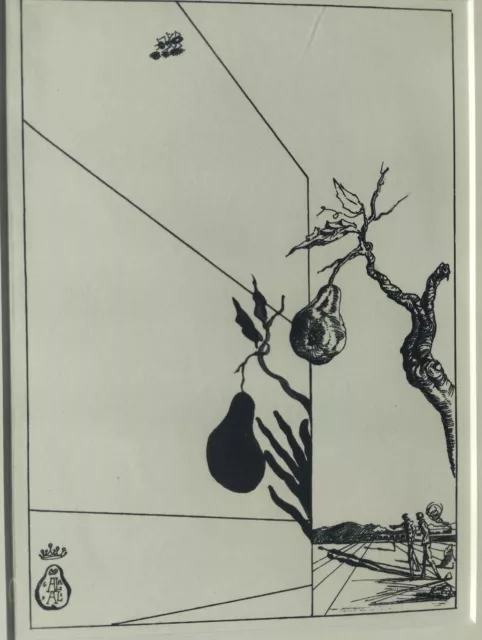 Lithographie "Der Birnbaum" von Salvator Dali