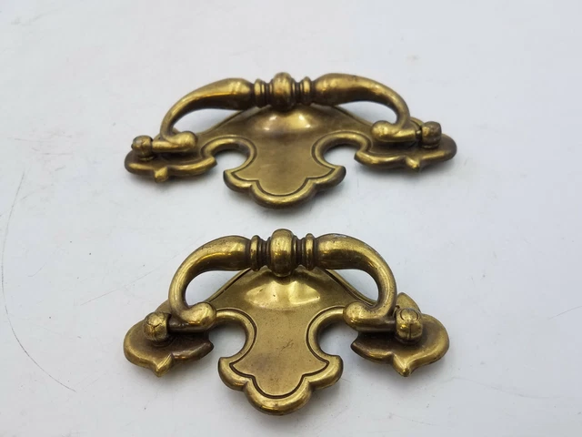 Paire de coordination commode tiroir poignée traction meubles boutons de quincaillerie vintage 3