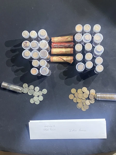 Sale 1600 Lincoln Wheat Pennies,Indian Head And ￼World War Two Steel Pennies, ￼