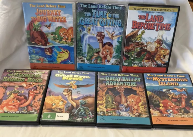 the land before time X7 Dvd Movies Preowned Free Postage