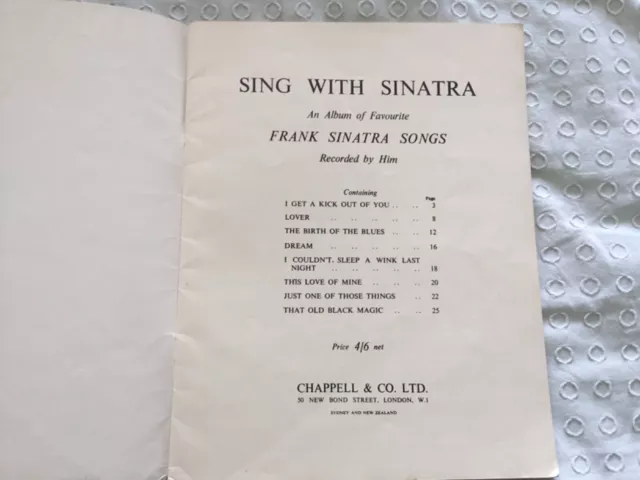 Sing with Sinatra - Gesangsmusik - I Get a Kick out of You, That Old Black Magic 3