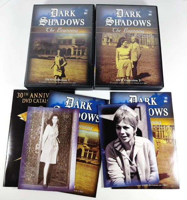 DARK SHADOWS: THE Beginning, Collection 1 & 2 DVD Sets w/ Inserts
