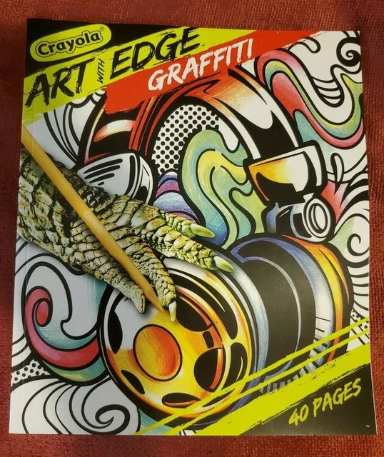 Crayola Art With Edge Coloring Book Graffiti Crayola vrogue.co