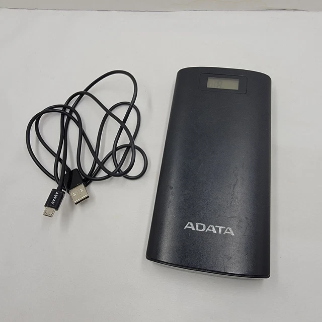 ADATA Portable Power Bank 20000mAh AS20000D-DGT-CBK External Battery See Photos